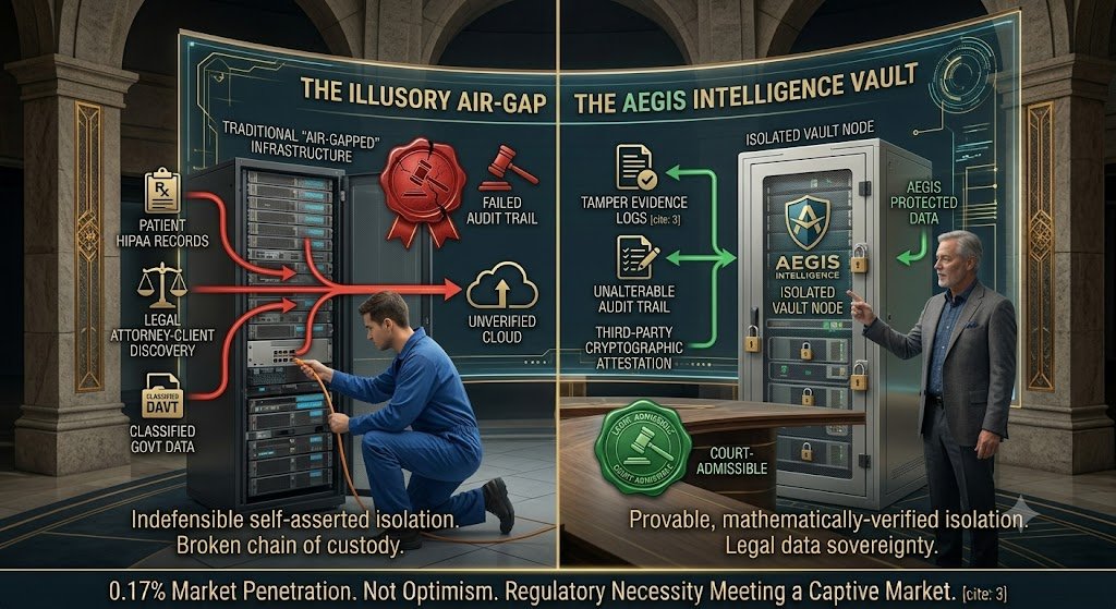 Aegis Intelligence Vault with isolated vault node